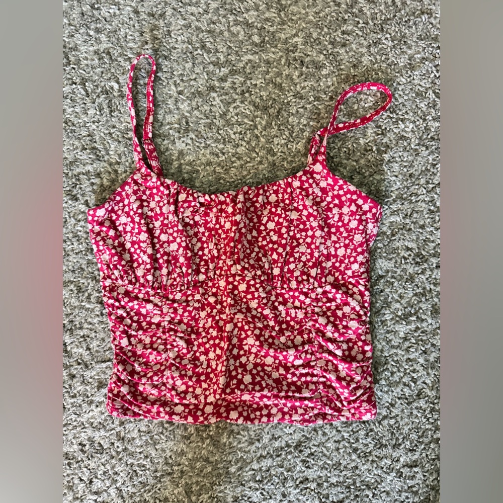 Hollister Pink Floral camisole